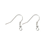 ganchos pendientes personalizados plateados 10 unidades 18 mm