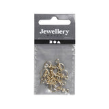 set 10 ganchos dorados para pendientes personalizados 