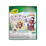 libro para colorear dibujos de spiderman y pegatinas spidey