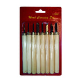 estuche gubias para grabar madera y linóleo