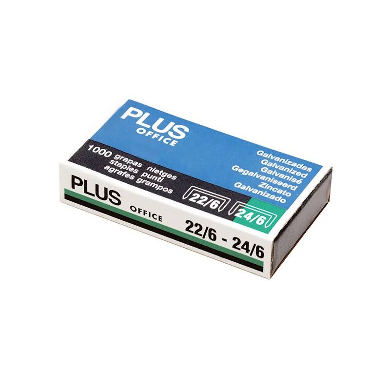 Plus Staples 22/6 e 24/6 Silver Plus Office