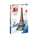 Puzzle 54 peças Mini Torre Eiffel 3D