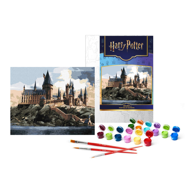 Pintar por Números Harry Potter Castillo Hogwarts Ideyka