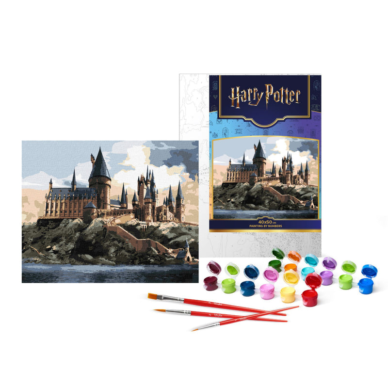 Pintar por Números Harry Potter Castillo Hogwarts Ideyka