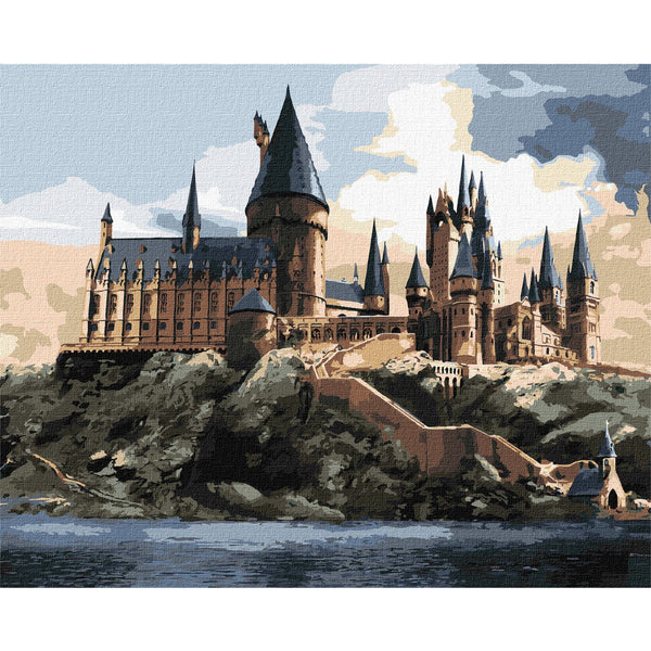 Pintar por Números Harry Potter Castillo Hogwarts Ideyka