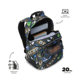Mochila Escolar Totto Adventur Reforzada