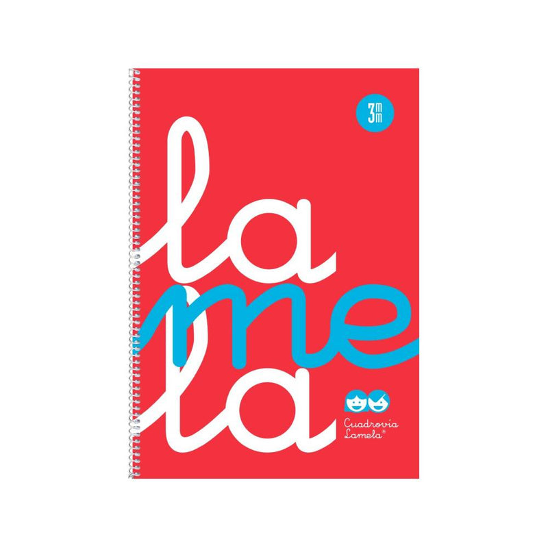 Cuaderno A4 Flúor 3x3 mm 80 Hojas Lamela