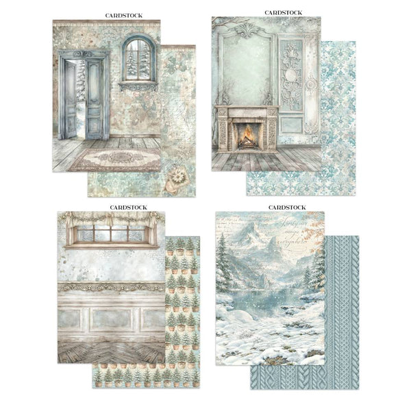 Junk Journal White Christmas Stamperia