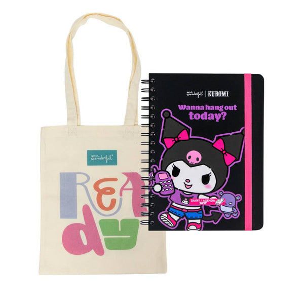 Agenda Semanal 2027 Kuromi + Regalo Mr. Wonderful