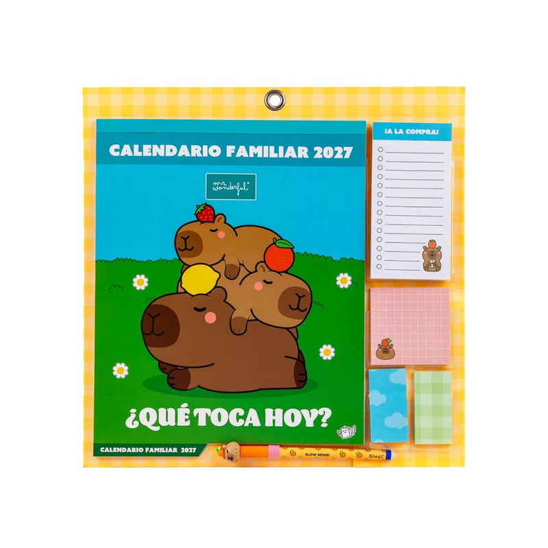 Calendario Magnético Familiar 2027 Mr Wonderful