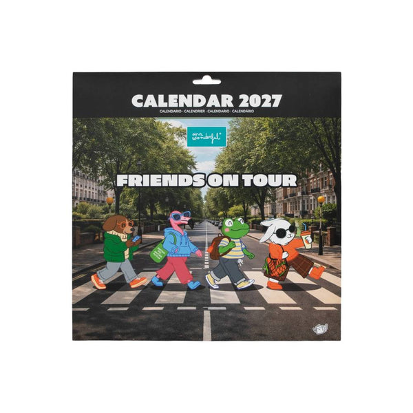Calendario de Pared 2027 Friends on Tour Mr Wonderful