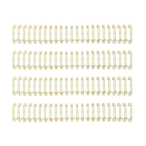 Set 4 Espirales para Cinch Color Dorado We R Makers