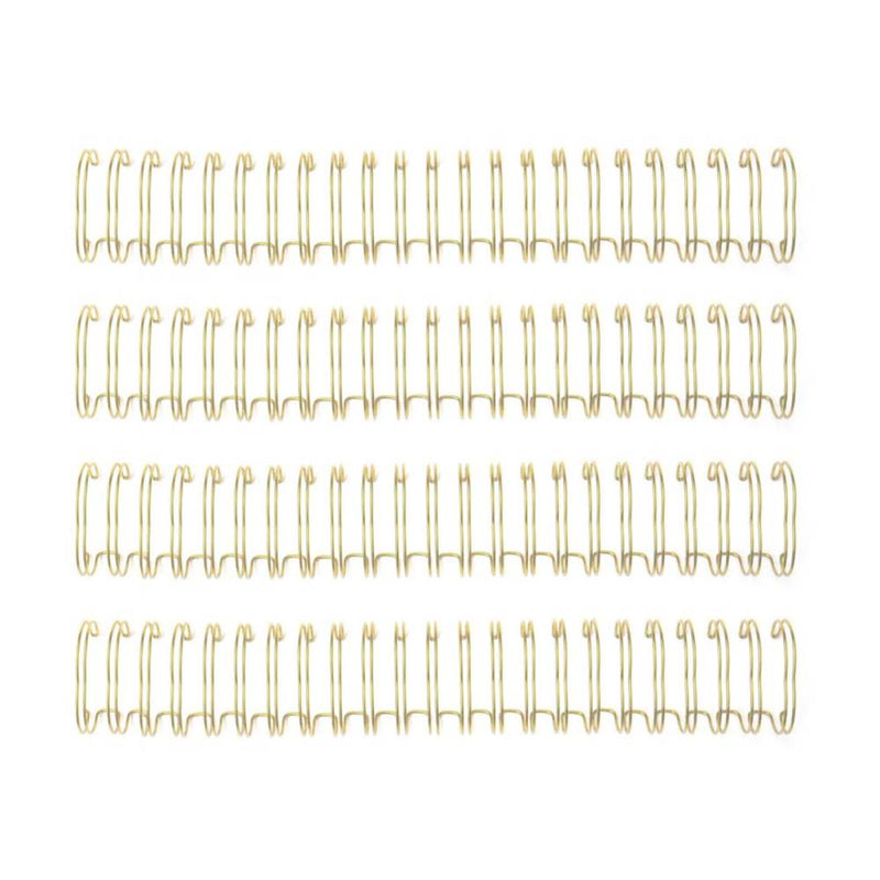 Set 4 Espirales para Cinch Color Dorado We R Makers