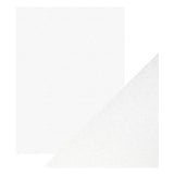 kit 5 cartulinas blancas con acabado en purpurina A4