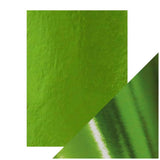 SET DE 5 CARTULINAS VERDES REFLECTANTES A4