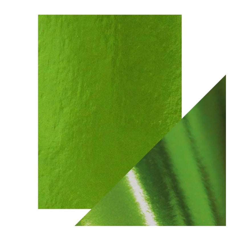 SET DE 5 CARTULINAS VERDES REFLECTANTES A4