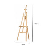 Cavalete em Madeira de Pinho 180cm Isabel Talens