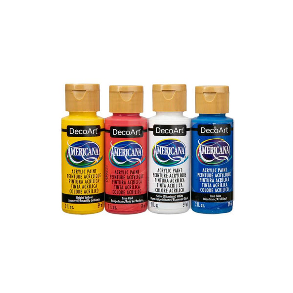 Pack 4 Pinturas Acrílicas Americana