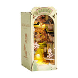 book nook sujetalibros maqueta robotime falling sakura