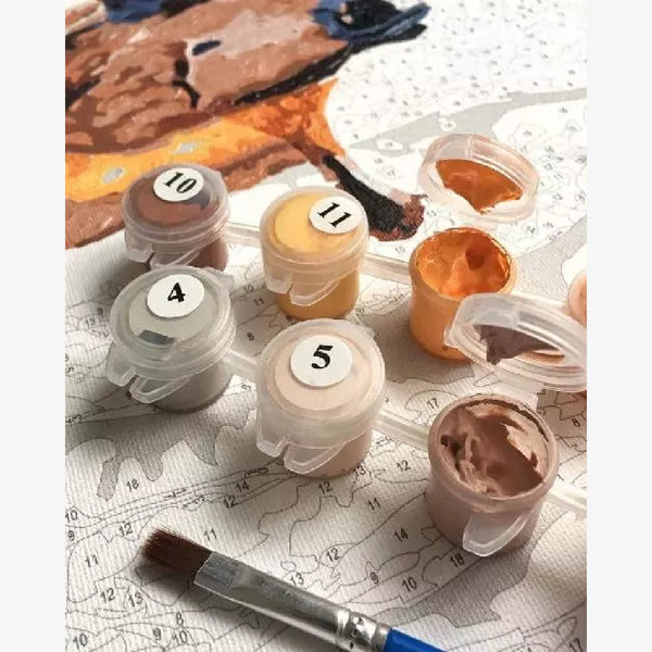 Pintar por Números Ojo de Colores Ideyka
