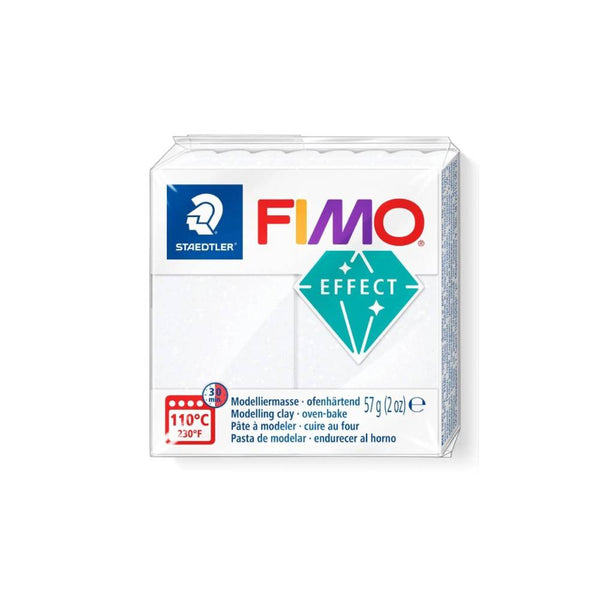 fimo effects glitter blanco 57 gr staedtler