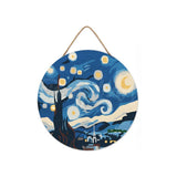 paint by numbers wood noche estrellada