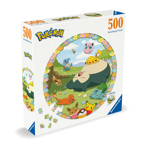 Puzzle 500 Piezas Pokémon Round Ravensburger (1)