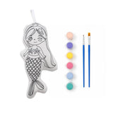 muñeca para pintar sirena layers of