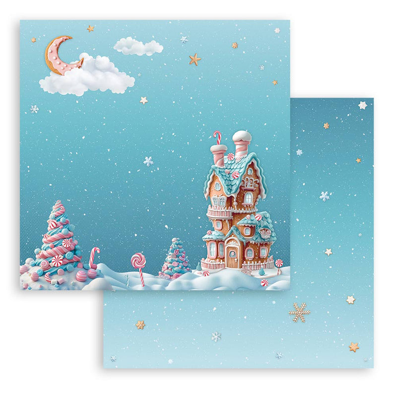 Bloc Scrapbooking 10 Hojas Candy Christmas Stamperia