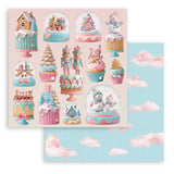 Bloc Scrapbooking 10 Hojas Candy Christmas Stamperia