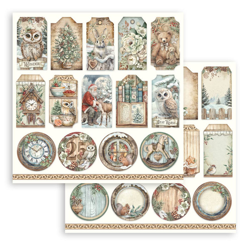 Bloc Scrapbooking 10 Hojas The Owl's House Stamperia