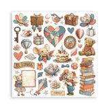 Bloc Scrapbooking 10 Hojas Family Stamperia