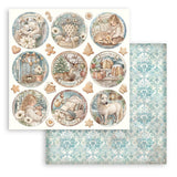 Bloc Scrapbooking 10 Hojas White Christmas Stamperia