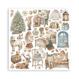 Bloc Scrapbooking 10 Hojas White Christmas Stamperia
