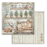 Bloc Scrapbooking 10 Hojas White Christmas Stamperia