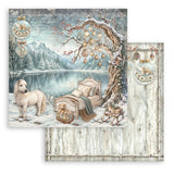 Bloc Scrapbooking 10 Hojas White Christmas Stamperia