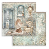 Bloc Scrapbooking 10 Hojas White Christmas Stamperia