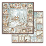 Bloc Scrapbooking 10 Hojas White Christmas Stamperia