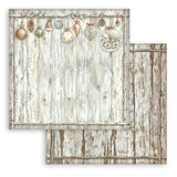 Bloc Scrapbooking 10 Hojas Backrounds White Christmas Stamperia
