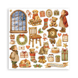 Bloc Scrapbooking 10 Hojas Silent Night Stamperia