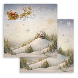 Bloc Scrapbooking 10 Hojas Silent Night Stamperia