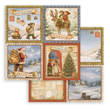 Bloc Scrapbooking 10 Hojas Silent Night Stamperia