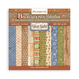 Bloc de Scrapbooking 10 hojas cm 30,5x30,5 (12x12) 2 caras Backgrounds - Silent Night