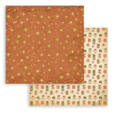 Bloc Scrapbooking 10 Hojas Backrounds Silent Night Stamperia