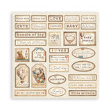 Bloc Scrapbooking 6 Hojas Doble Cara Family Stamperia