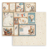 Bloc Scrapbooking 6 Hojas Doble Cara Family Stamperia