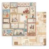 Bloc Scrapbooking 6 Hojas Doble Cara Family Stamperia