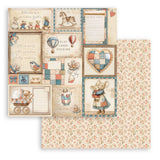 Bloc Scrapbooking 6 Hojas Doble Cara Family Stamperia