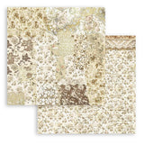 Bloc Scrapbooking 10 Hojas Old Lace 8x8 Stamperia