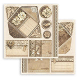 Bloc Scrapbooking 10 Hojas Old Lace 8x8 Stamperia